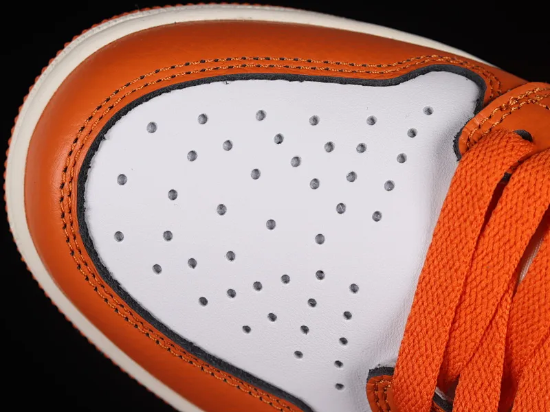 All categories Air Jordan Jordan series basketball shoes Air Jordan 1 High Air Jordan 1 High OG "Starfish" AJ1 Joe 1 Hermes Orange high-top basketball shoes DO9369-101